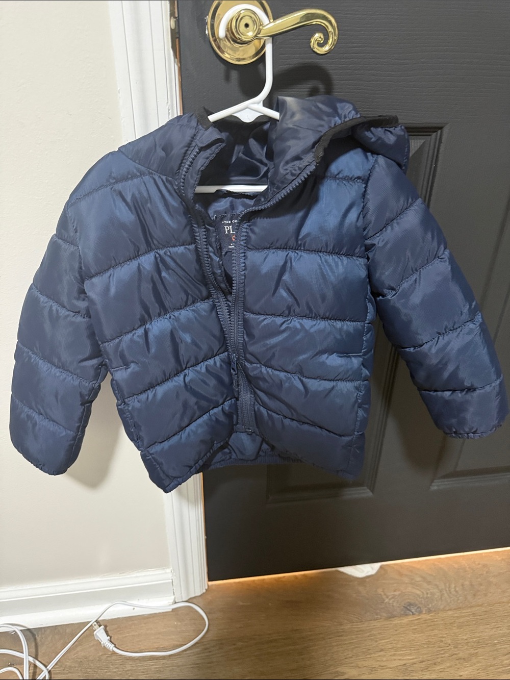 The Children's Place Navy Hooded Puffer Jacket for Kids